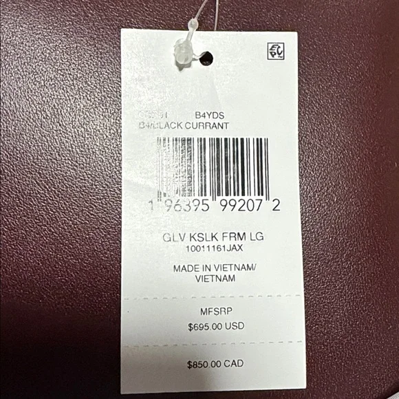 Coach Large Kisslock Frame Bag Black Currant - Picture 5 of 9